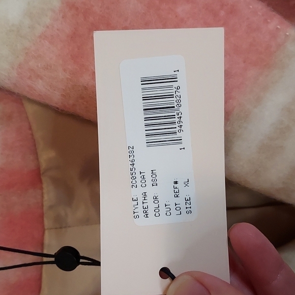 Cinq A Sept Aretha Coat Dark Salmon - Picture 4 of 12